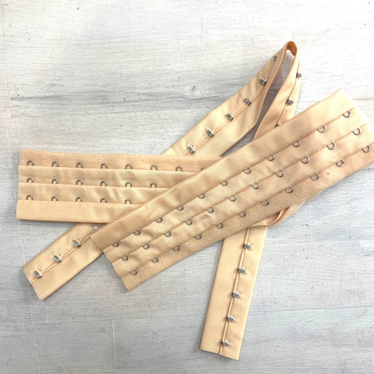 Beige 27 Hook Bra Back