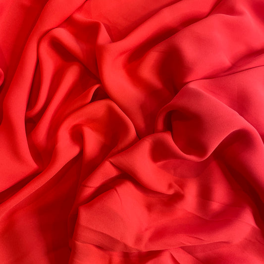 Milly flame double georgette