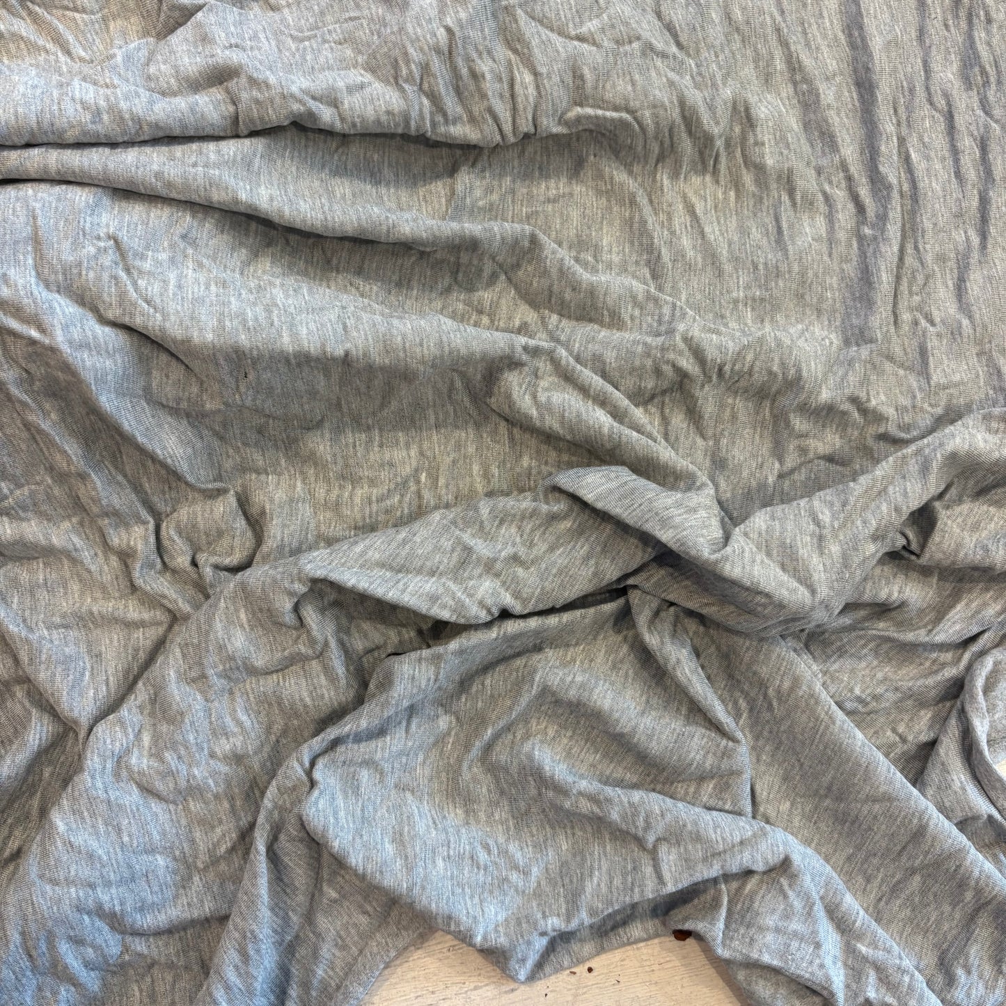 80cm Grey Marle Brushed Jersey
