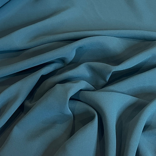 Dark teal georgette
