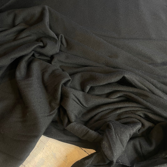 Manning Black Organic Cotton T-shirt Knit