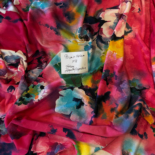 90cm Summer Florals Jersey