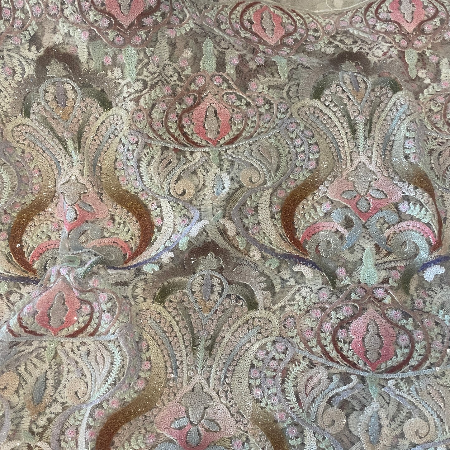 70cm sherbet sequin tulle