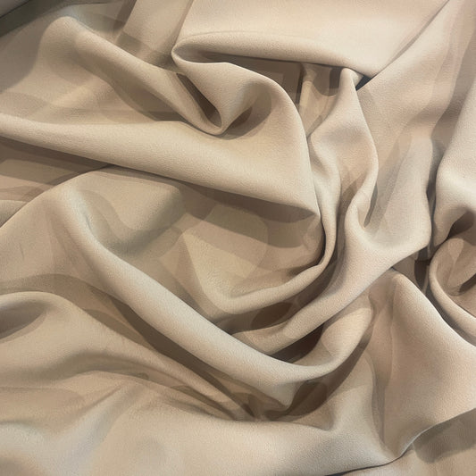 Fawn lightweight crepe