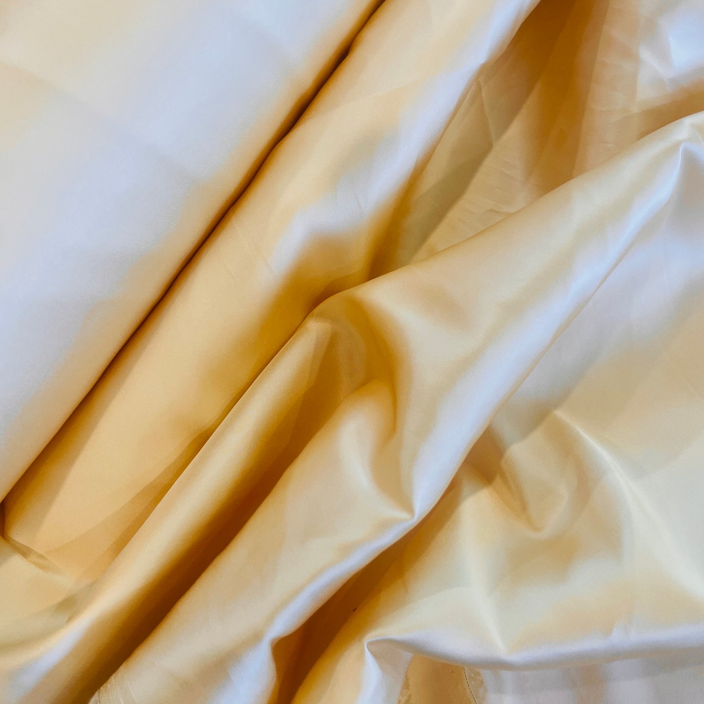 Butter yellow  stretch viscose satin