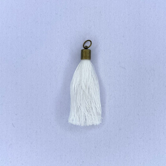 Antique Bronze/White Tassle