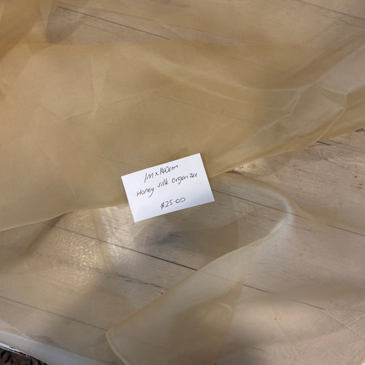 1m Honey Silk Organza