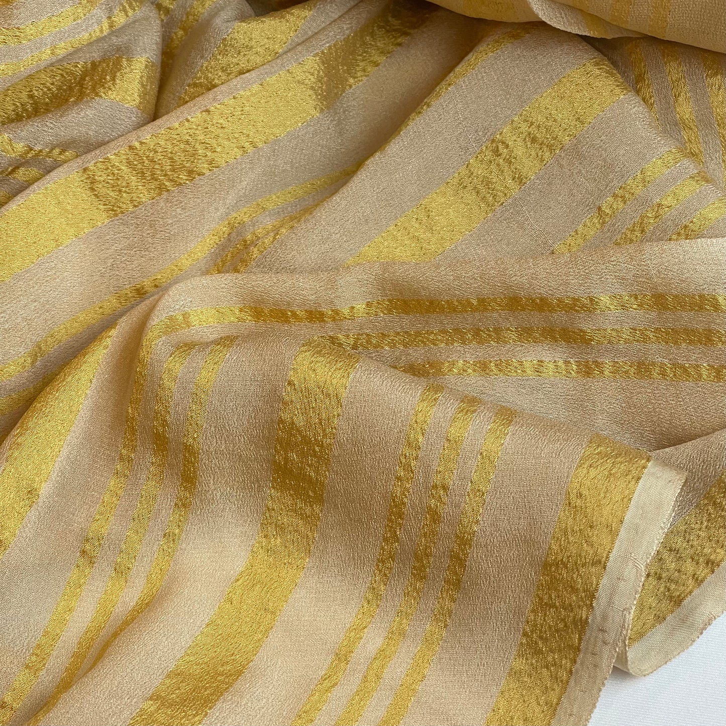 Golden Moon Hand Woven Silk