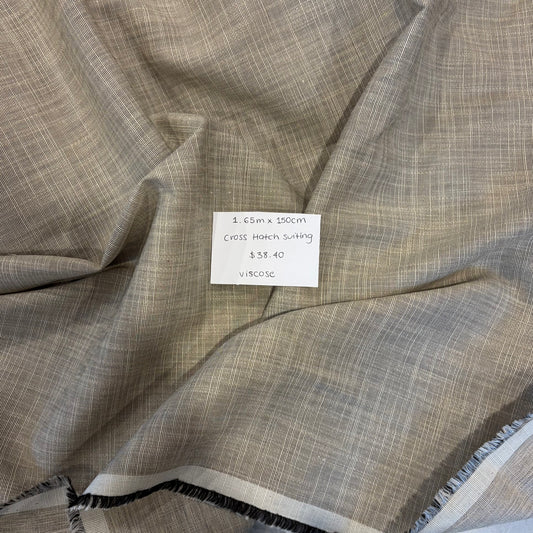 1.65m Cross Hatch Suiting
