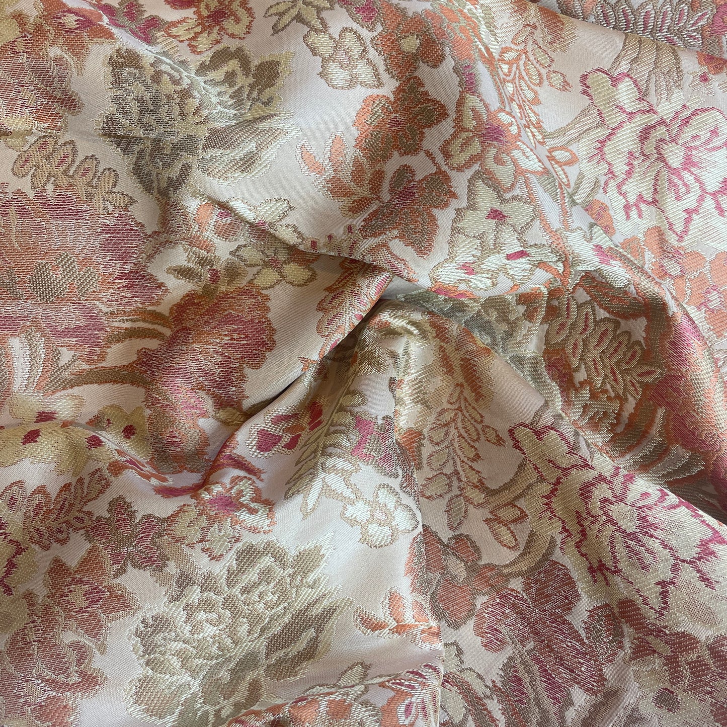 Sienna posy lightweight Brocade