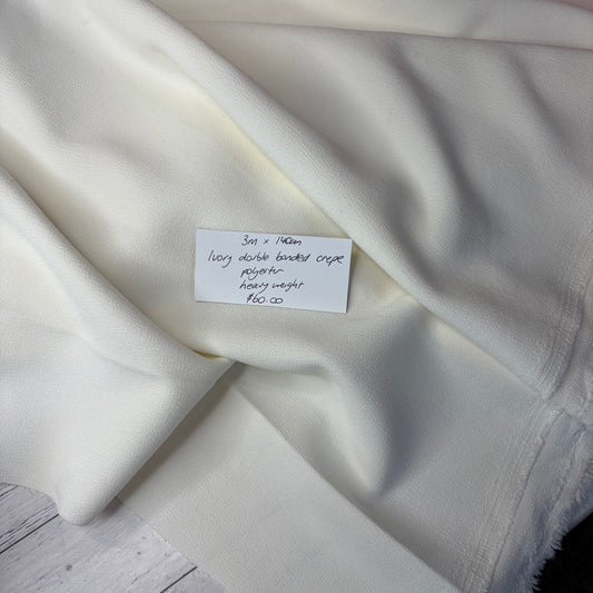 3m Ivory Double Bonded Crepe