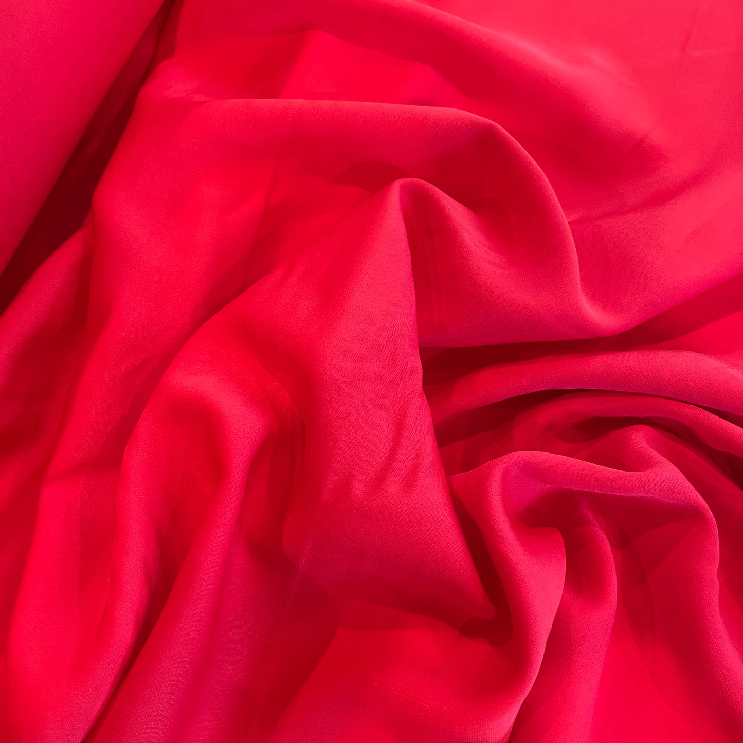 Flame thrower stretch viscose crepe de chine