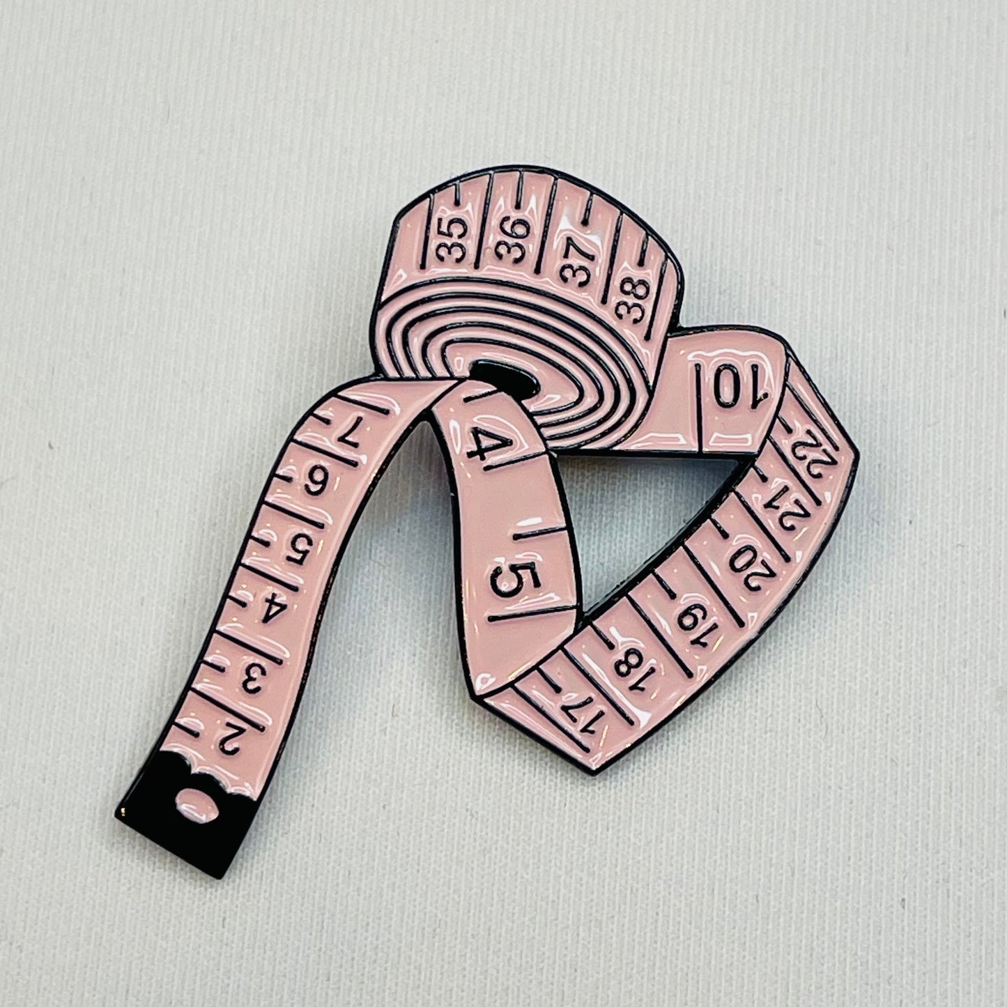 Pink Tape Measure Pin