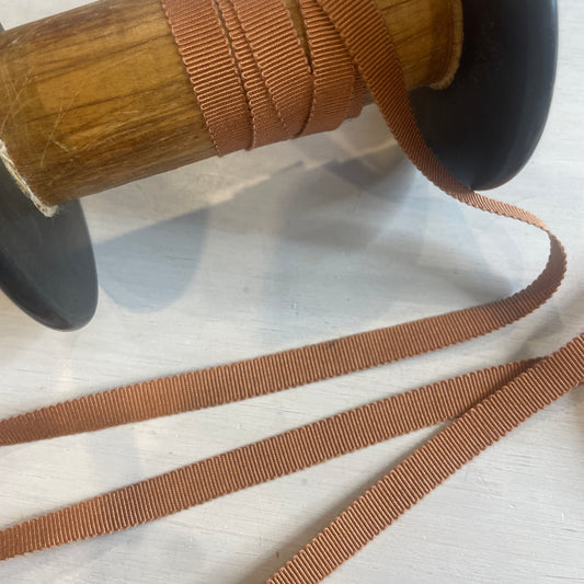 Cinnamon 9mm grossgrain ribbon
