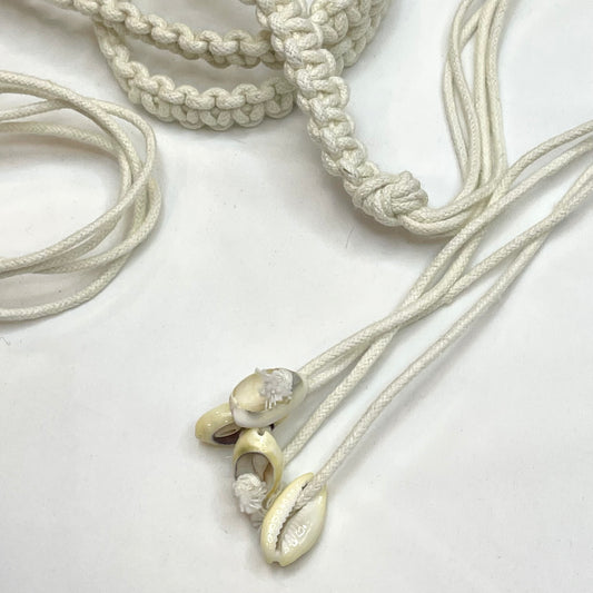 Shell Cove Macrame Belt