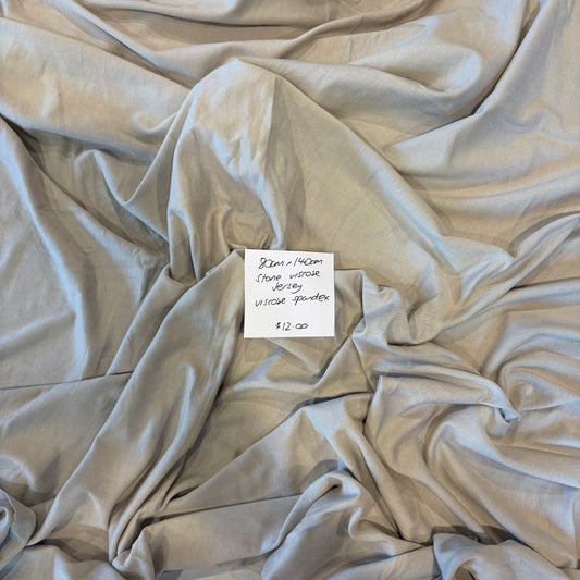 80cm Stone Viscose Jersey