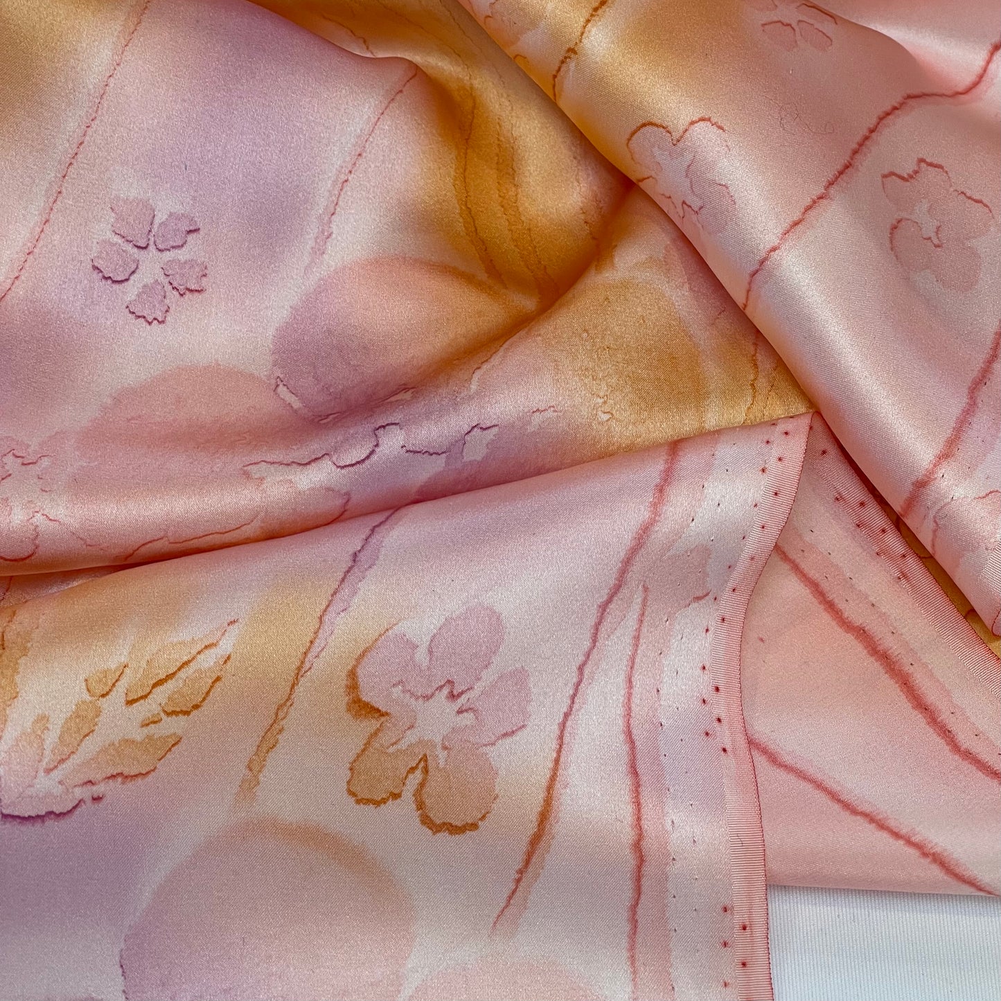 Sherbet Sunset Silk Satin