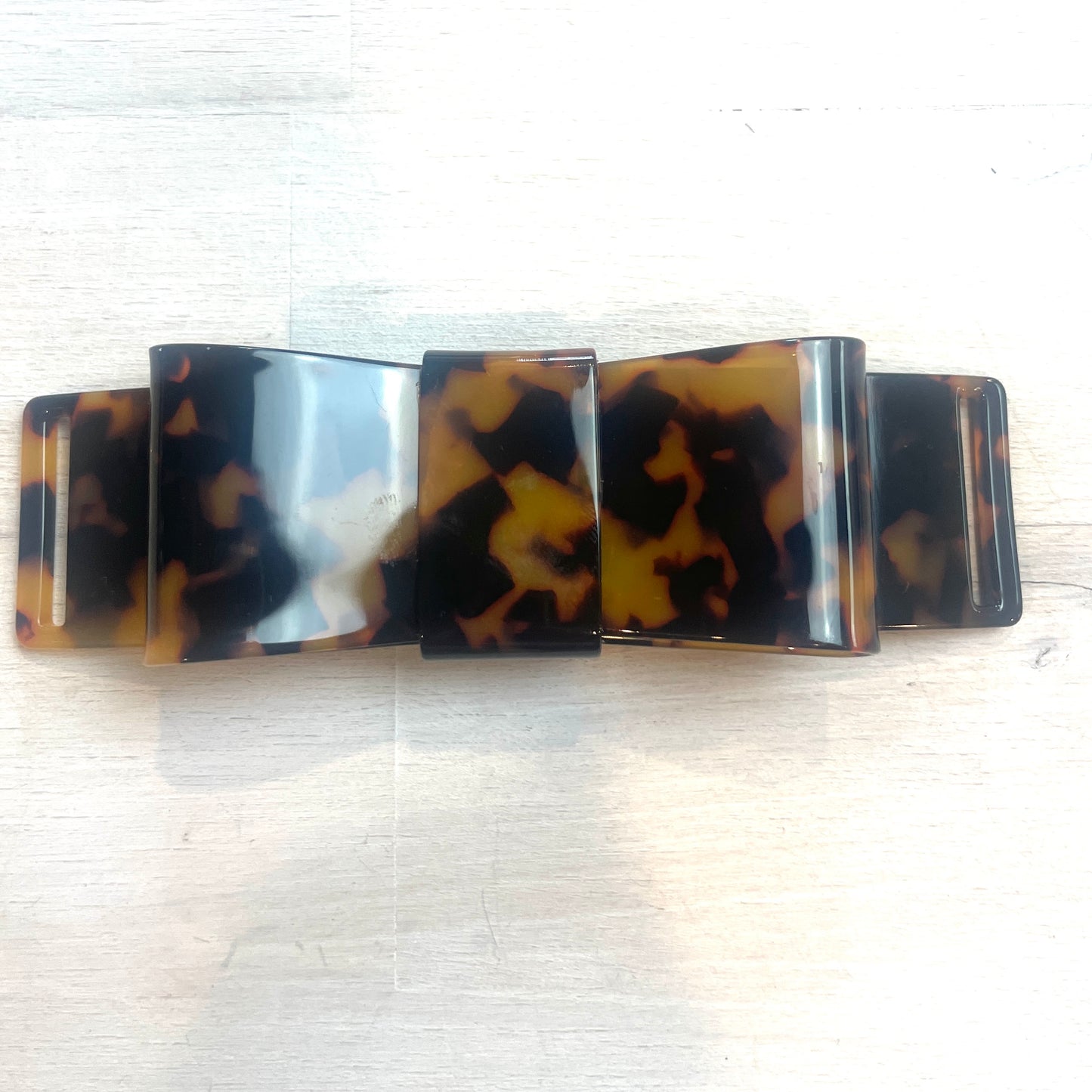 Tortoise shell resin bow