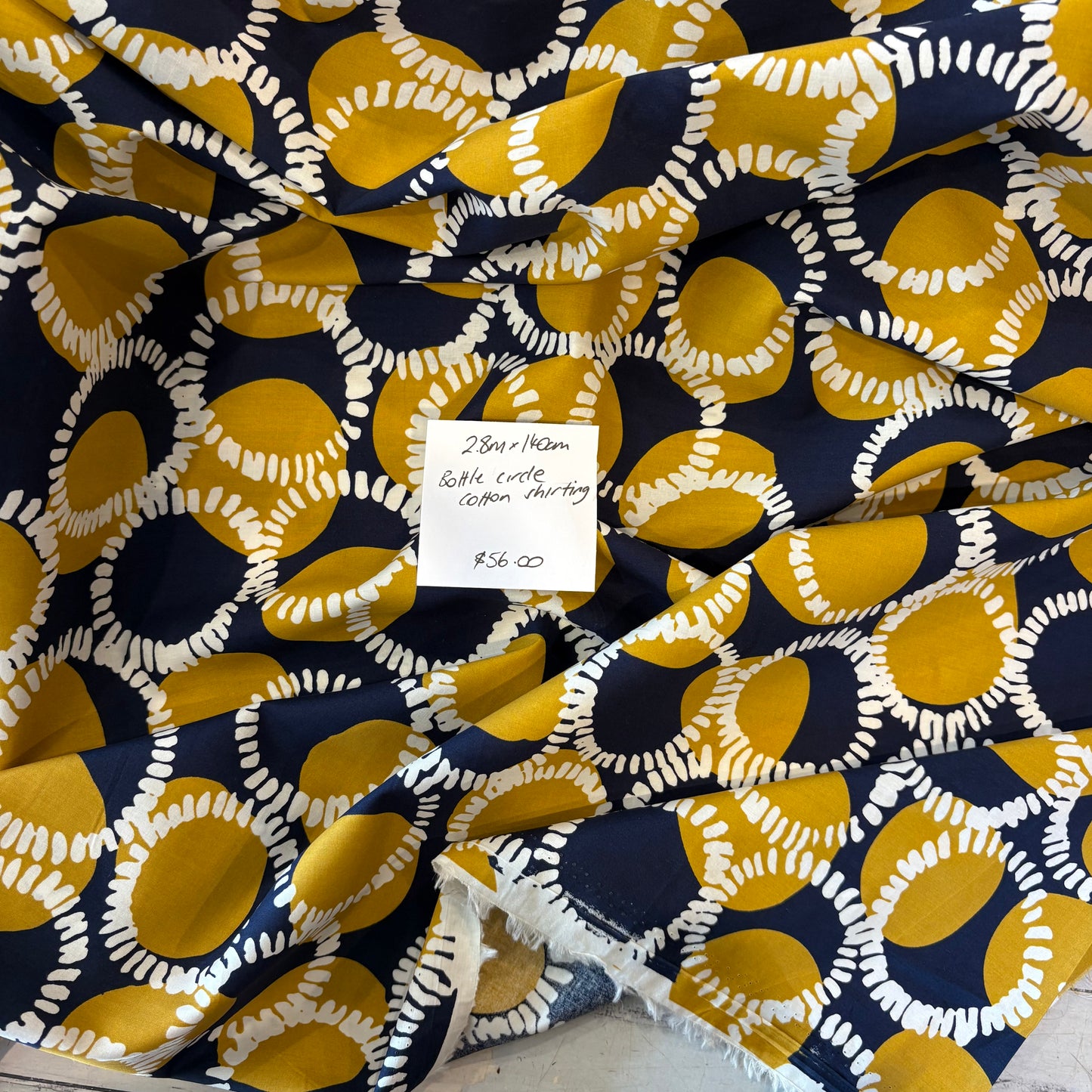 2.8m Bottle Circle Cotton Shirting
