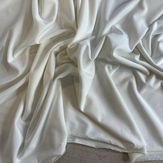 Ivory Milan two way stretch Jersey