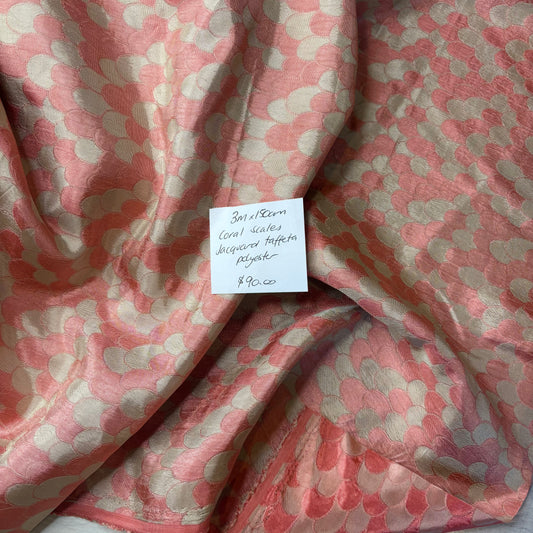 3m Coral Scales Jacquard Taffeta