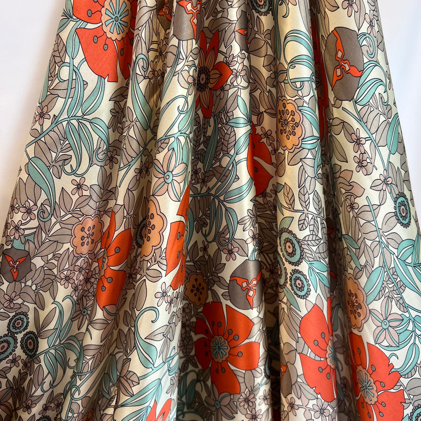 Harlow Garden Fine Silk Satin