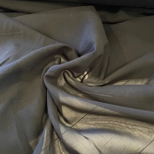 Black smooth touch poly voile