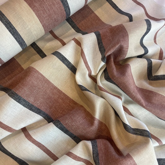 Arizona stripe lightweight linen blend