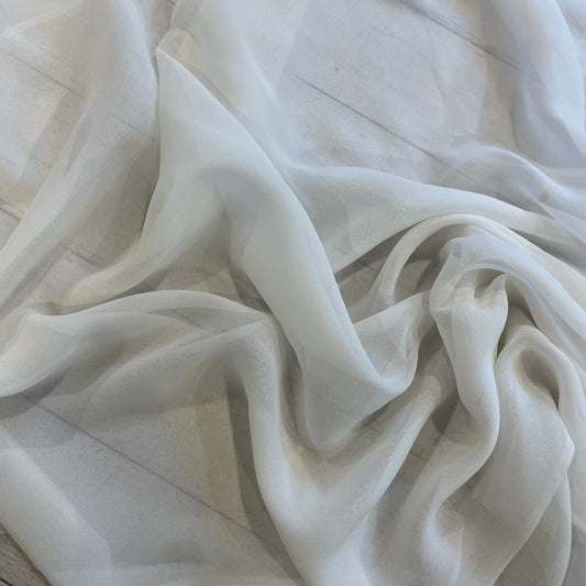 Sarah ivory Silk Chiffon