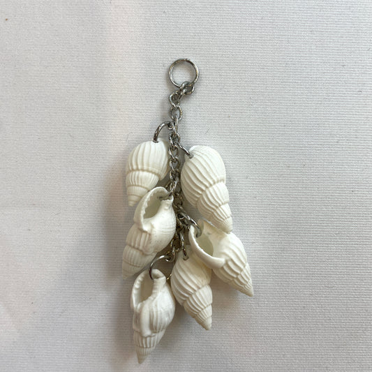 Shell chain toggle silver