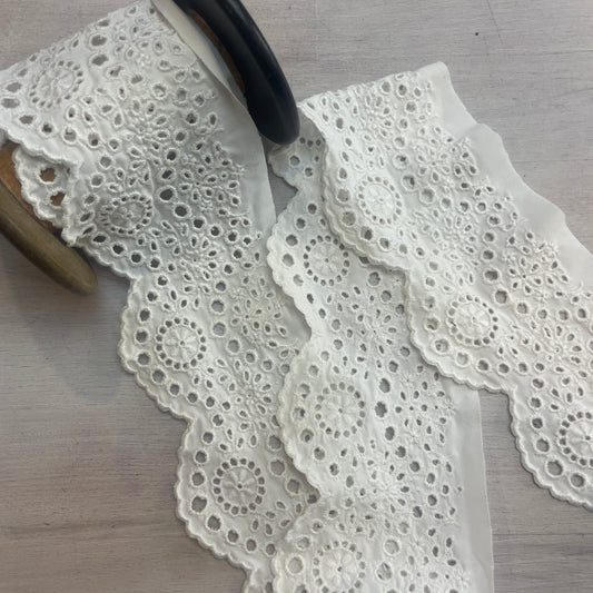 Eloise embroidered spandex trim
