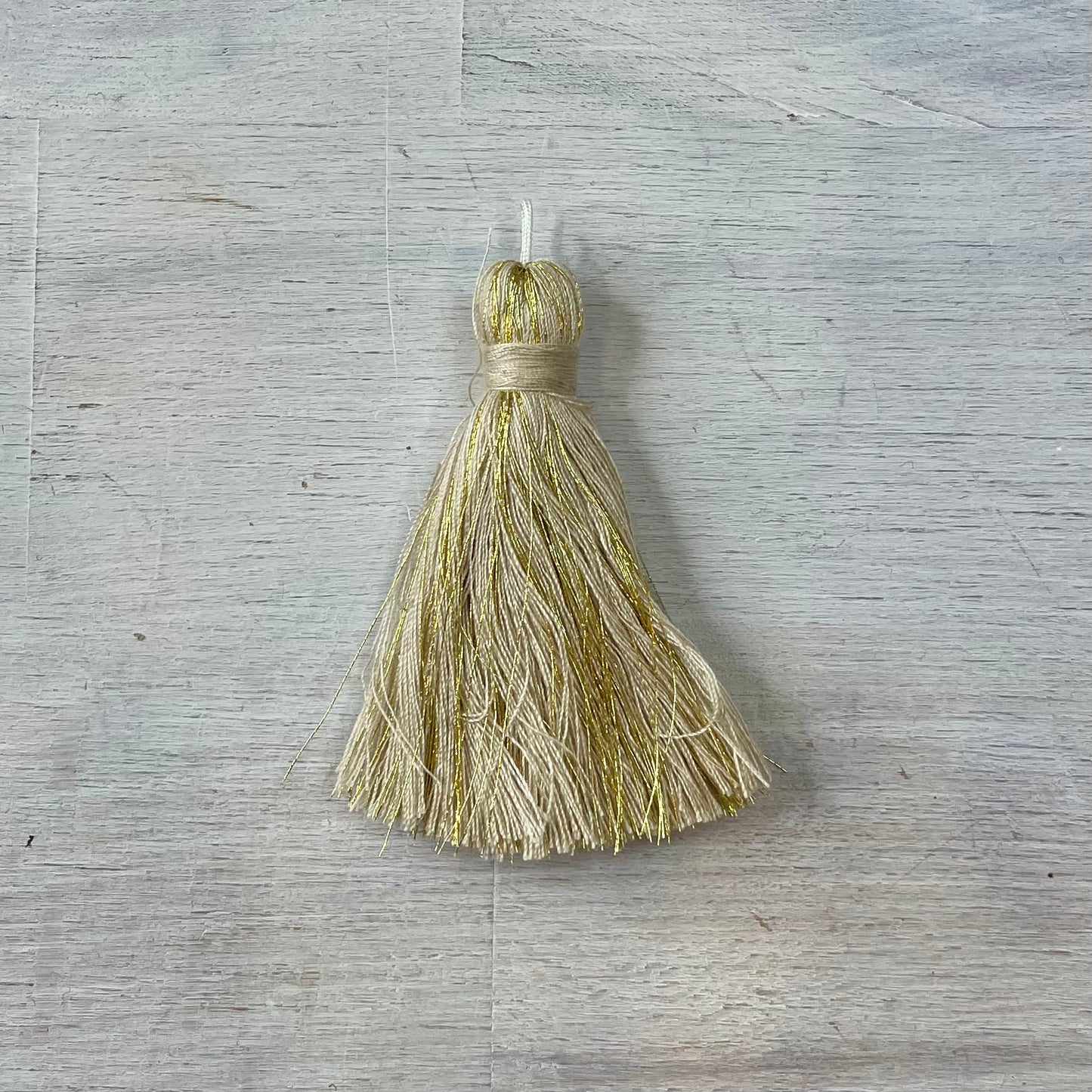 Golden 60mm cotton tassel