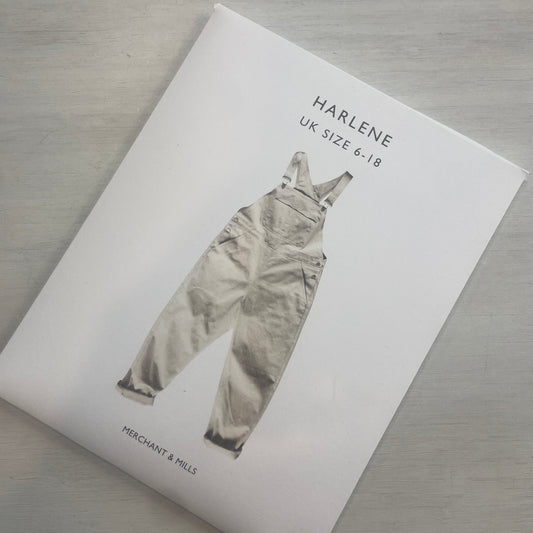 Merchant and Mills Harlene overalls paper pattern