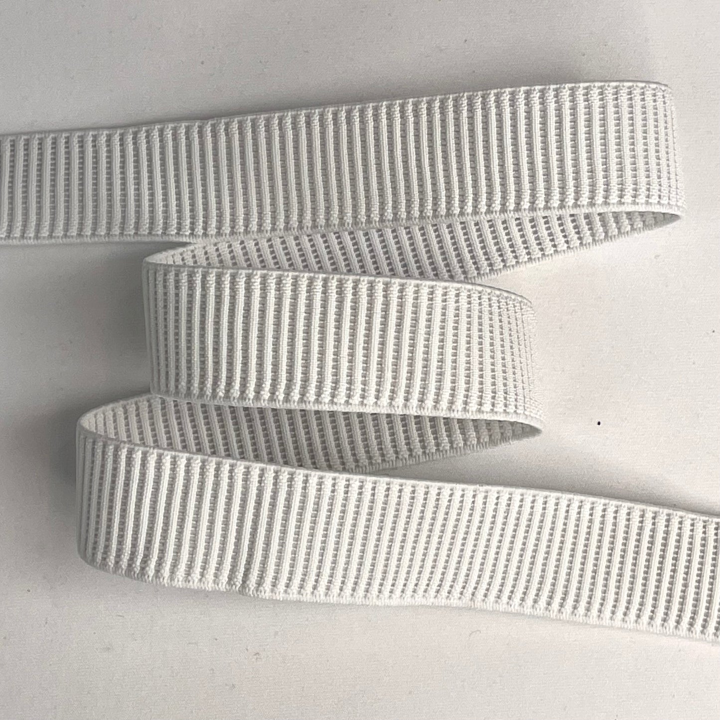 25mm Ribbed Non Roll Elastic