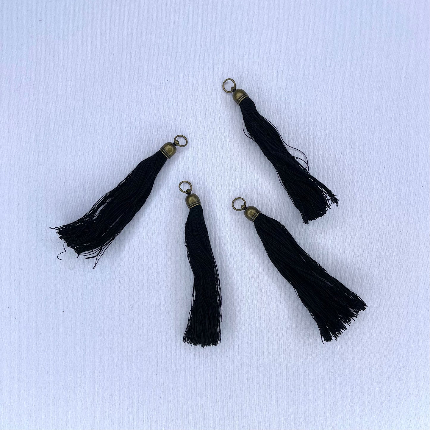 Antique Bronze / Black Tassle 90mm