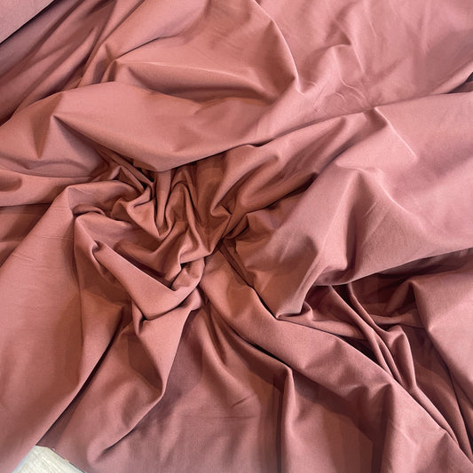 milk chocolate lightweight  slinky 4 way stretch Jersey
