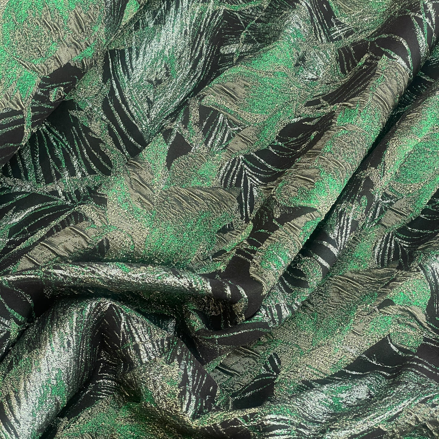 Emerald city stretch lurex Brocade