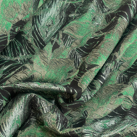 Emerald city stretch lurex Brocade