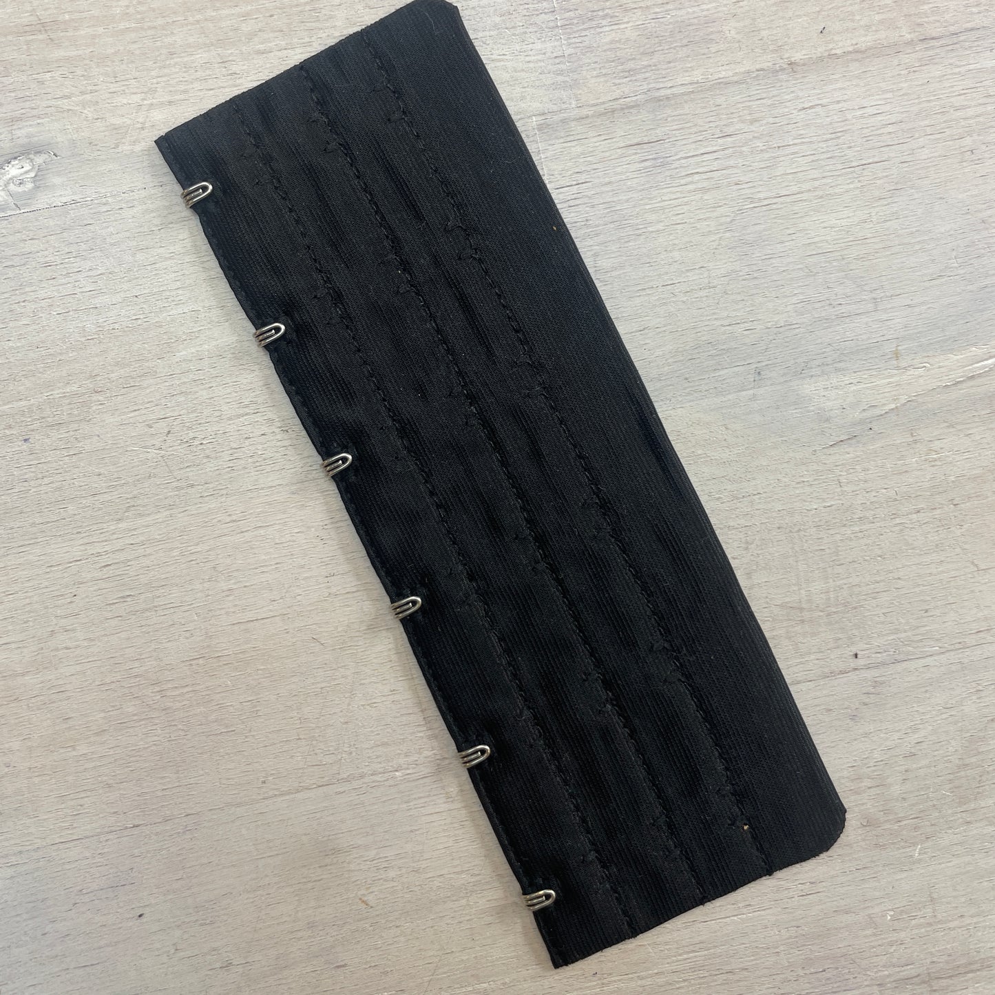 Black 6 hook bra extender