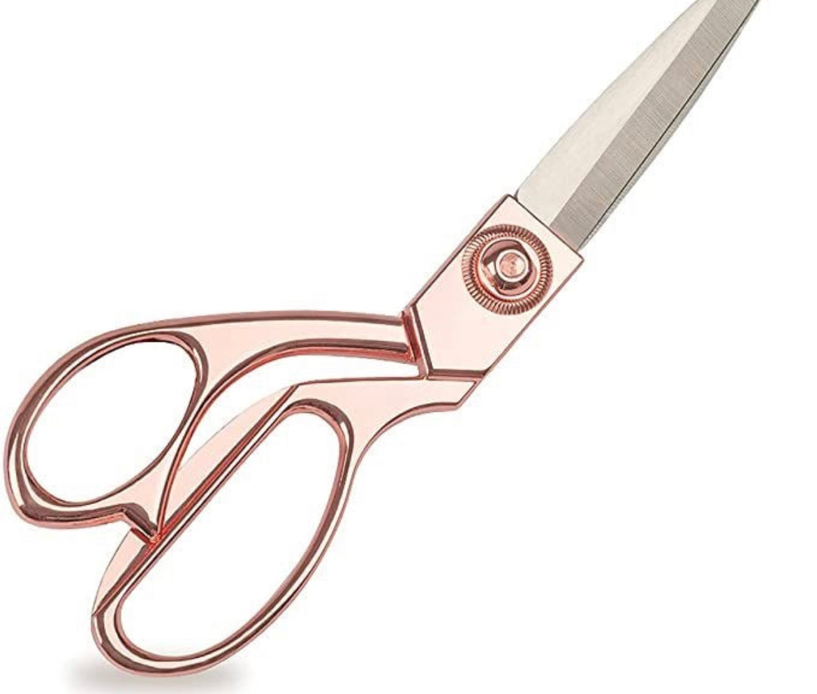 Klasse 210mm dressmaking shears rose gold