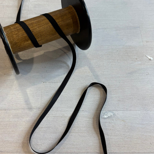 Black Silk 6mm Ribbon