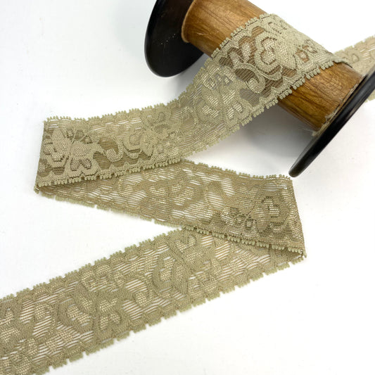 Dusty Olive 45mm Stretch Lace