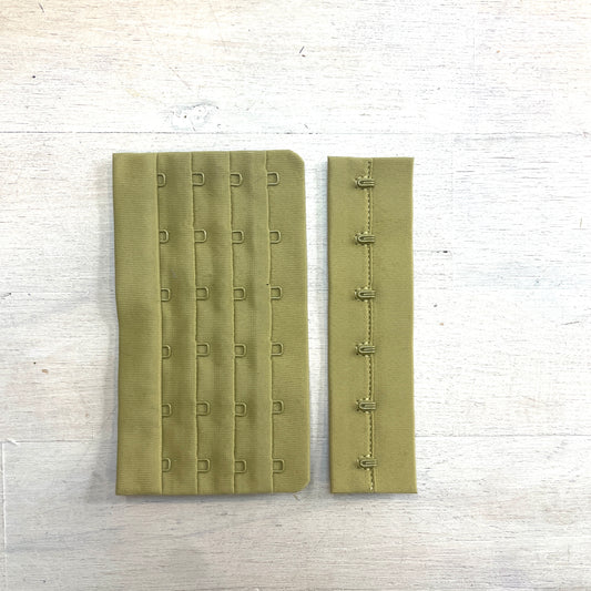 olive 6 Hook Bra Back