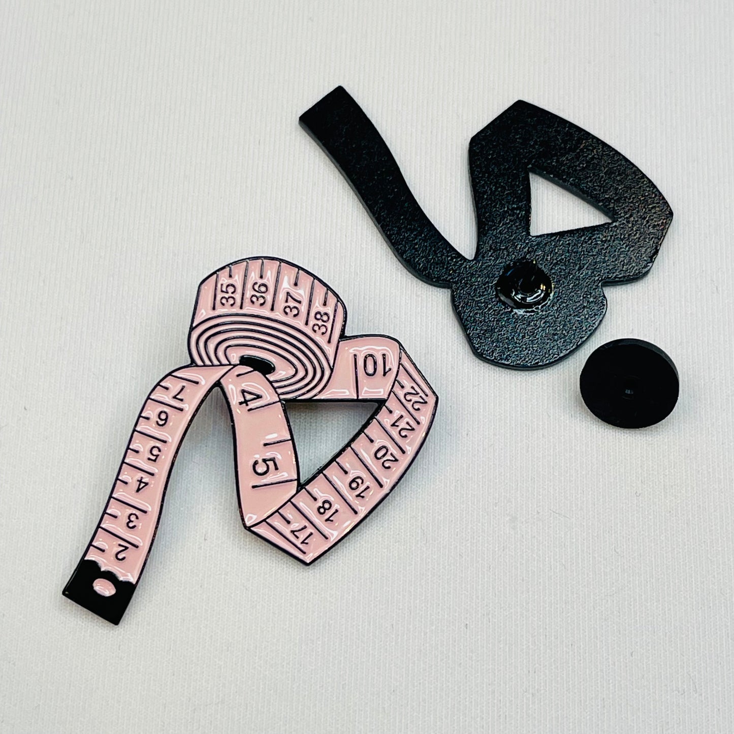 Pink Tape Measure Pin