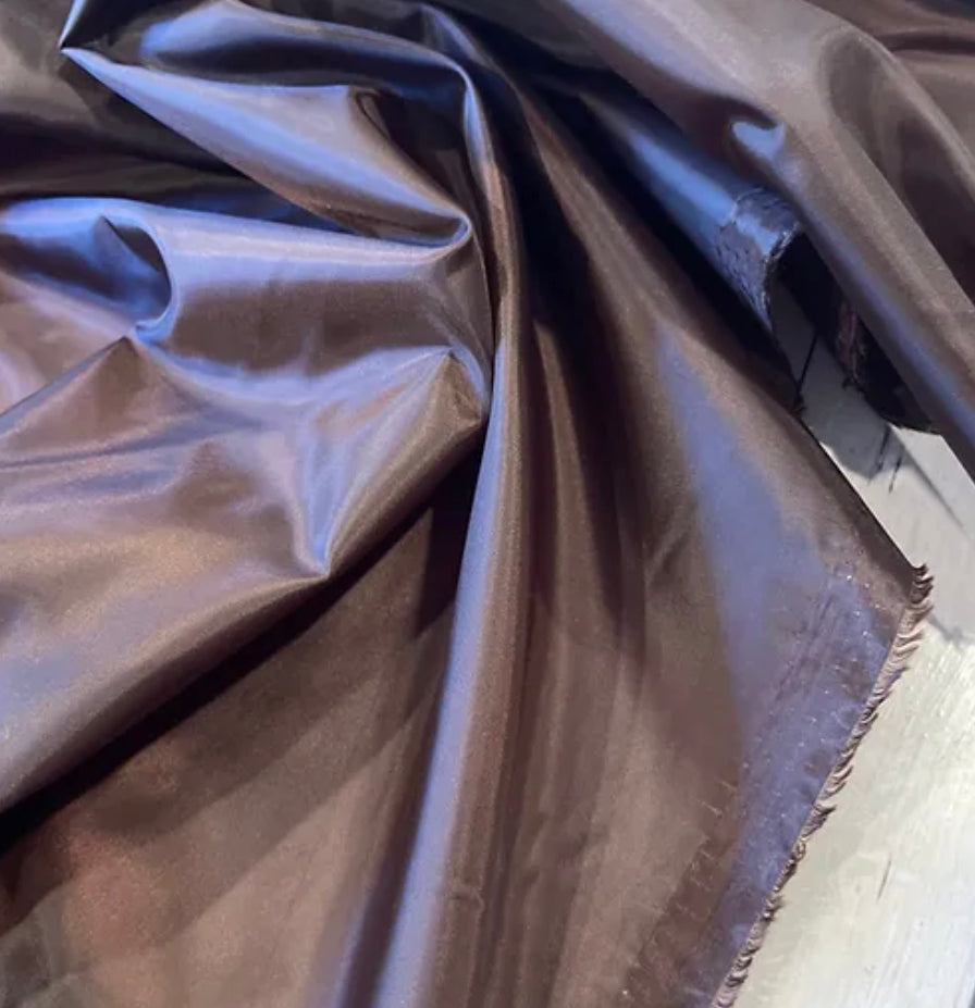 chocolate polyester dress lining – The Maker Society