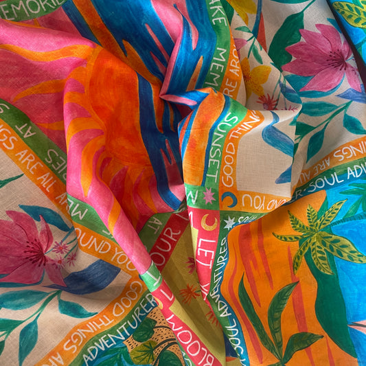 Puerto Rico  linen viscose