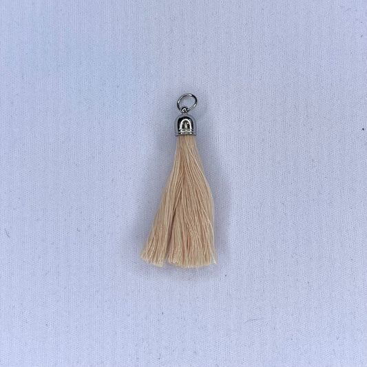 Silver/Vintage Peach Tassle