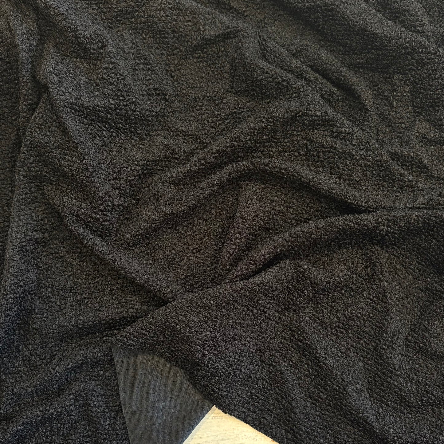 70cm Black Bubble Knit