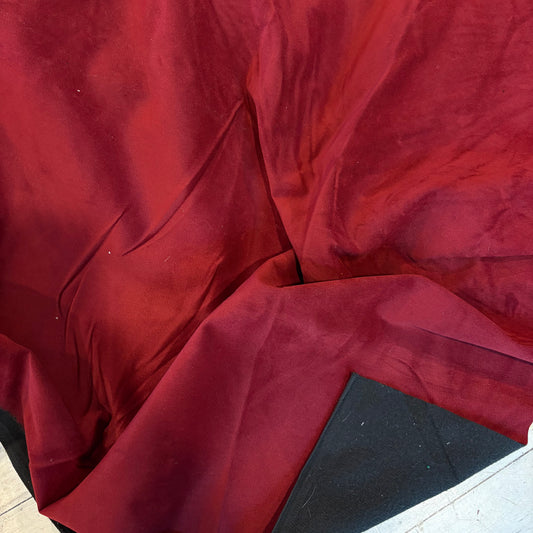 2.7m OX blood brushed back velvet