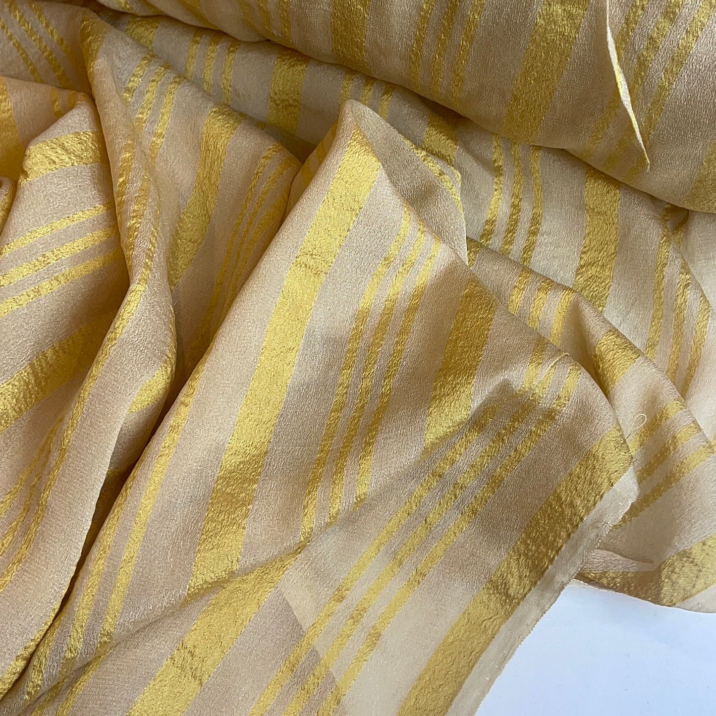 Golden Moon Hand Woven Silk